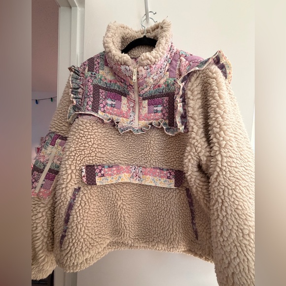 SEA NY Faux Shearling Pullover- XL - Picture 3 of 3